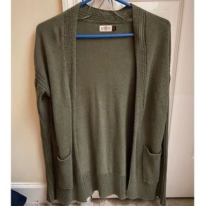Army Green Cardigan